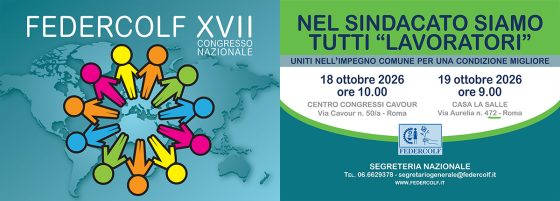 Congresso Nazionale Federcolf XVII – 18/19 ottobre 2026